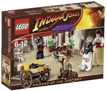 LEGO Indiana Jones: Indiana + German Soldier GUNS, SNAKE, 7622 RACE FOR  TREASURE