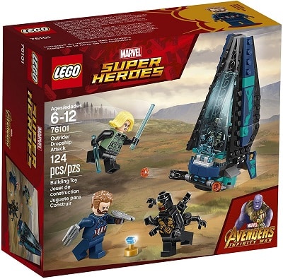 LEGO 76101 The Outrider Dropship Attack Set - Space Infinity Stones