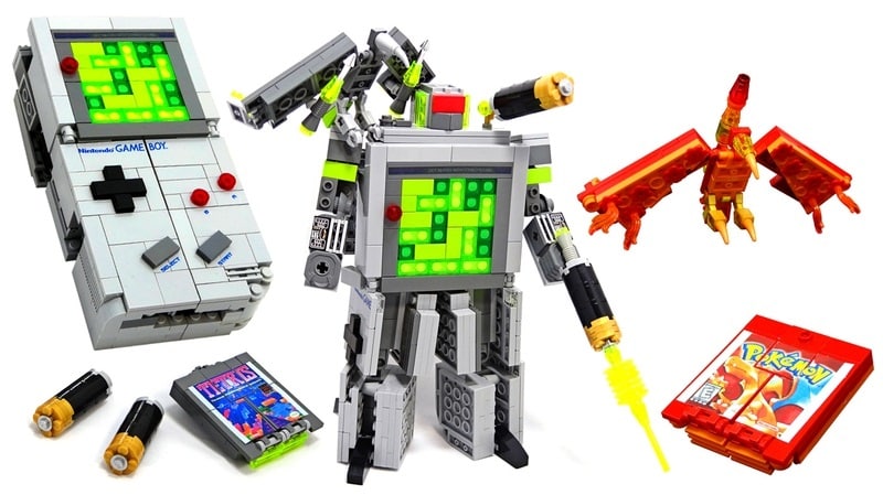 LEGO Gameboy Transformer Set MOC