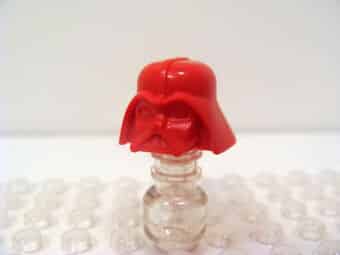 Lego red hot sale darth vader helmet